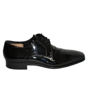 New! Magnanni Dante Patent Leather Oxford Black Size 13 M 14597 DD520